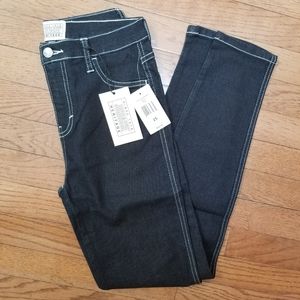 HERITAGE rinse wash contrast stitch Roxy Rad jeans